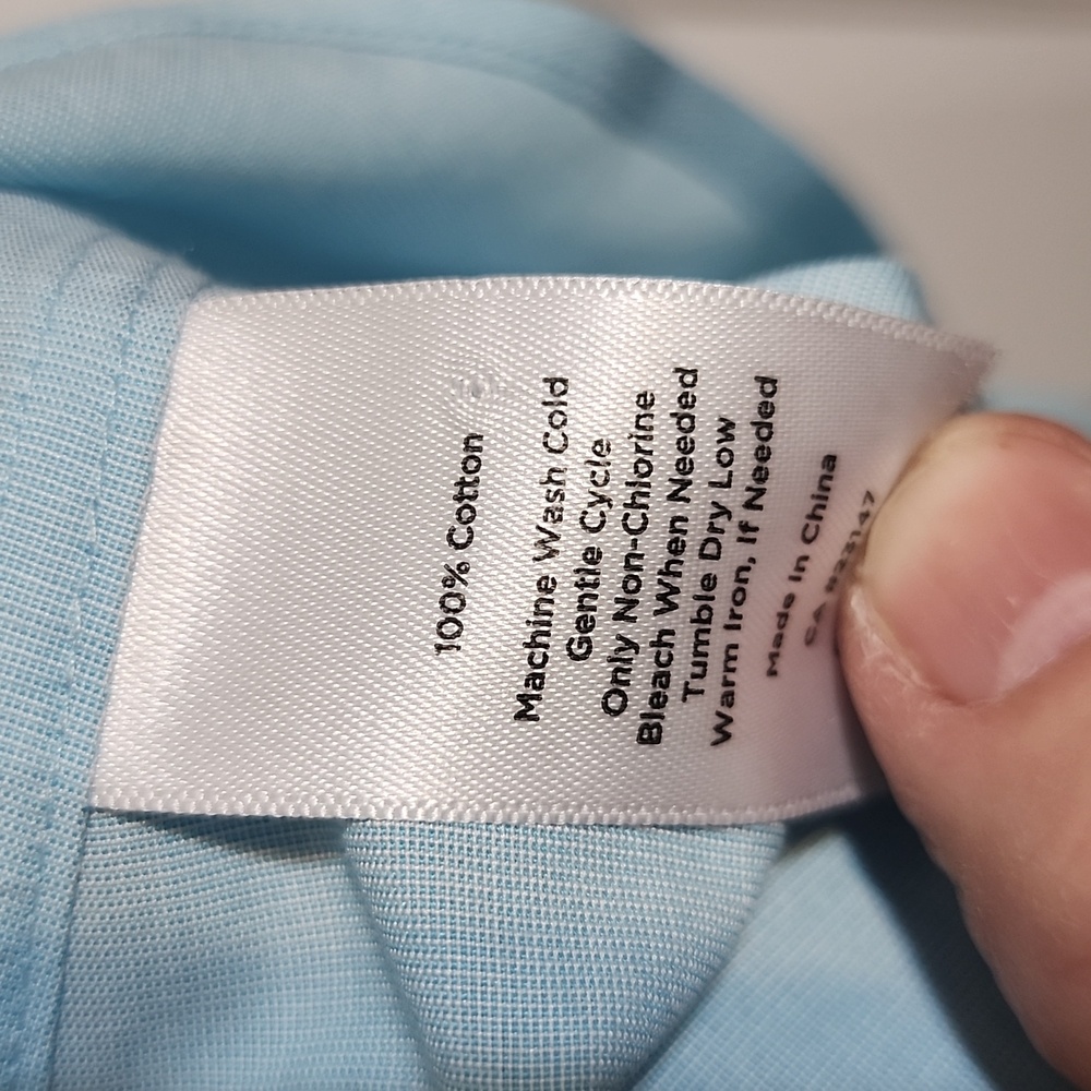 Talbots Light Blue Sleeveless Blouse - Picture 4 of 4